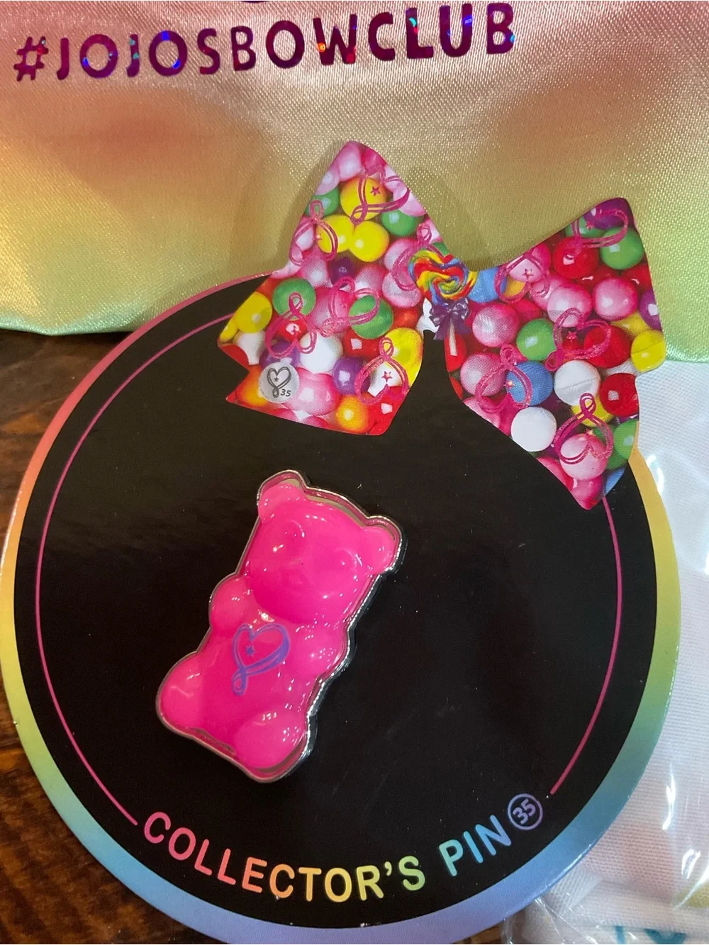 JoJo Siwa Pink Candy Theme Rainbow Accessories Gift Set